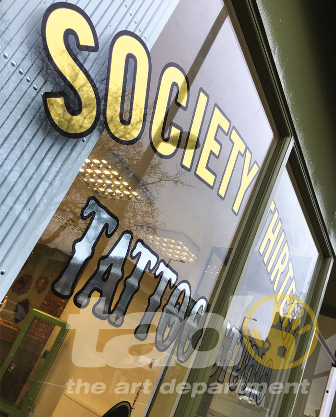 tattoo studio windows