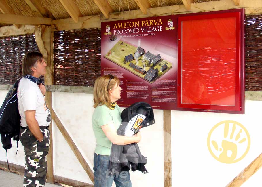 ambion parva notice board with people
