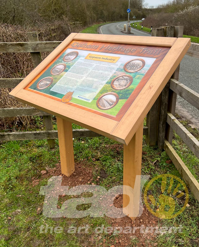 faux wood lectern