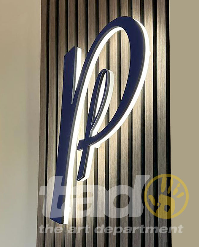 illuminated p