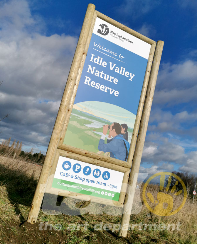 notts wildlife sign