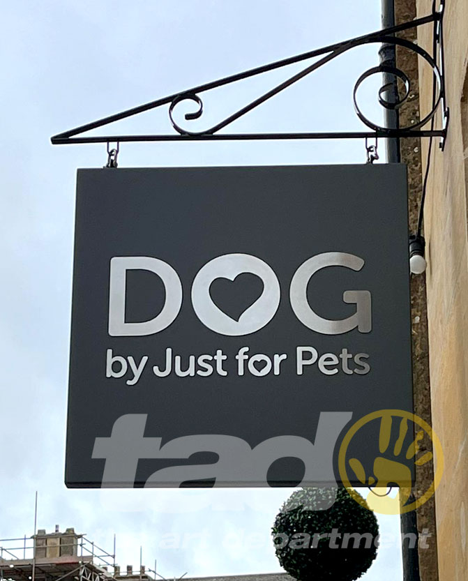 pretruding dog