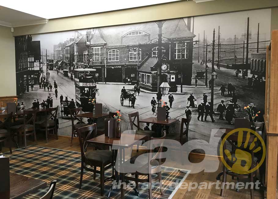 pub wall