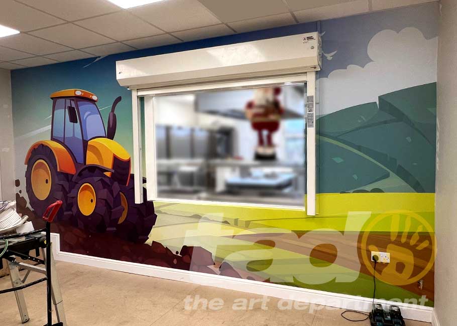 school wall